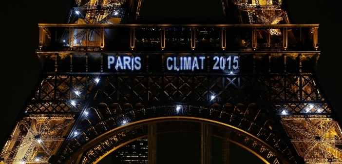 COP 21 Acordo de Paris Torre Eiffel