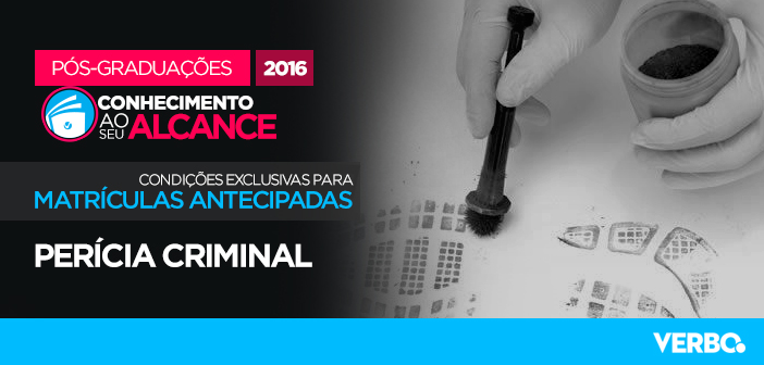 Perito Criminal Pós-Graduação em Perícia Criminal Verbo Jurídico