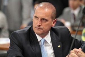 O deputado Onyx Lorenzoni (DEM-RS), relator do projeto de medidas de combate à corrupção.