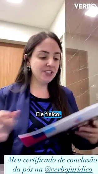 Depoimento de aluna Verbo